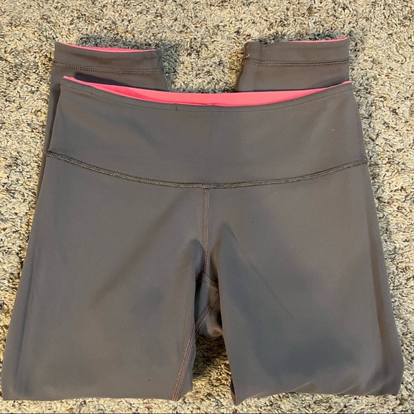 Lululemon Reversible Leggings Coral/Gray Size 6 EUC - Picture 7 of 11